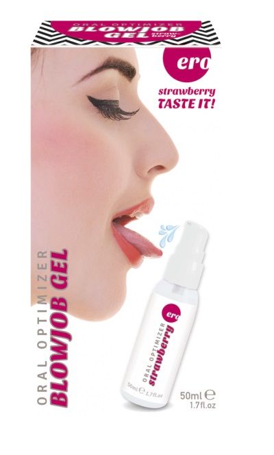 Увлажняющий гель для орального секса с ароматом клубники - 50 мл. - Ero - купить с доставкой в Прокопьевске