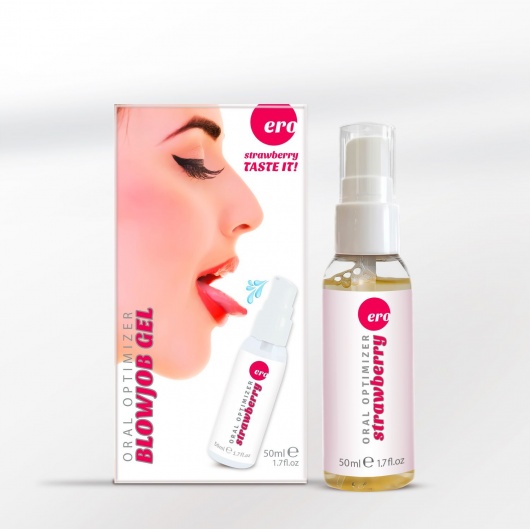 Увлажняющий гель для орального секса с ароматом клубники - 50 мл. - Ero - купить с доставкой в Прокопьевске