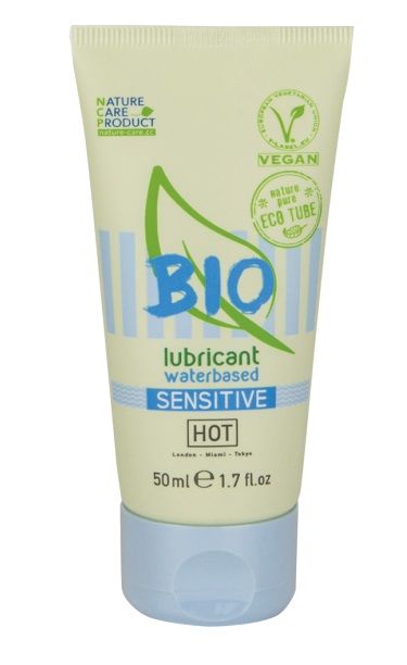 Органический лубрикант для чувствительной кожи Bio Sensitive - 50 мл. - HOT - купить с доставкой в Прокопьевске