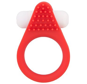 Красное эрекционное кольцо LIT-UP SILICONE STIMU RING 1 RED - Dream Toys - в Прокопьевске купить с доставкой