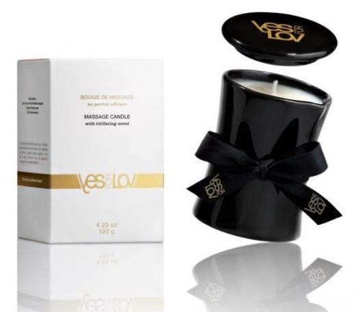 Массажная свеча Titillating Massage Candle - 120 мл. - YESforLOV - купить с доставкой в Прокопьевске