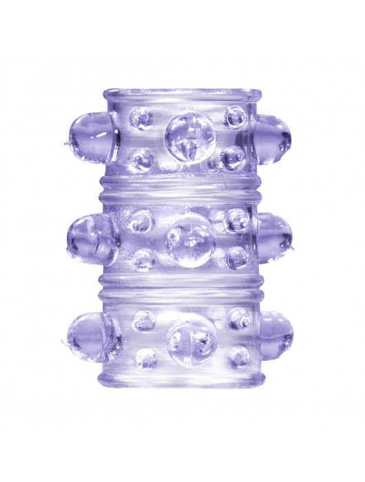 Фиолетовая насадка на пенис Rings Armour - Lola Games - в Прокопьевске купить с доставкой