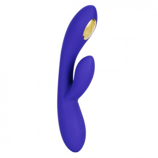 Фиолетовый вибратор с функцией электростимуляции Intimate E-Stimulator Dual Wand - 21,5 см. - California Exotic Novelties - купить с доставкой в Прокопьевске