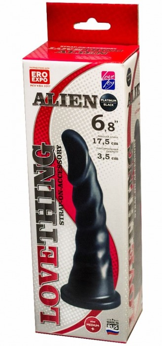 Насадка для трусиков харнесс Alien - 17,5 см. - LOVETOY (А-Полимер) - купить с доставкой в Прокопьевске