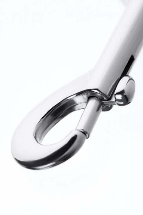 Серебристый двухсторонний карабин TOYFA Metal - ToyFa - купить с доставкой в Прокопьевске