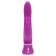 Лиловый вибратор Curve Thrusting Rechargeable Rabbit Vibrator - 24,1 см. - Happy Rabbit