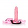 Женский страпон Shane s World Pink Harness with Stud - 19 см. - California Exotic Novelties - купить с доставкой в Прокопьевске