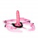 Женский страпон Shane s World Pink Harness with Stud - 19 см. - California Exotic Novelties - купить с доставкой в Прокопьевске