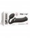 Черный безремневой вибрострапон Silicone Bendable Strap-On - size XL - Strap-on-me - купить с доставкой в Прокопьевске