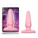 Розовая анальная пробка B Yours Small Cosmic Plug - 10,1 см. - Blush Novelties